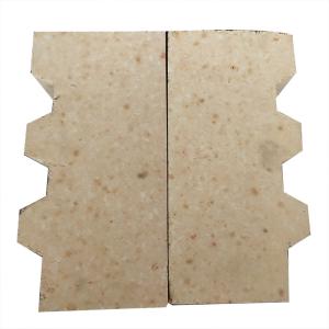 China Yellow High Alumina Fire Bricks Lining Material For Upward Continuous Casting Furnace on sale