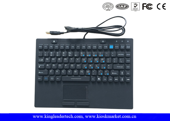 FCC Waterproof Keyboard , Washable Industrial Computer Keyboard With Function