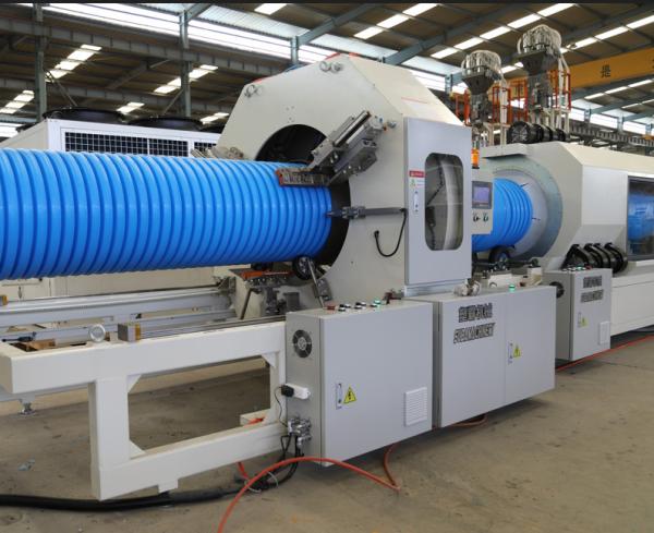 Buy cheap High performance Corrugated duct pipe machine corrugated pipe production line from wholesalers