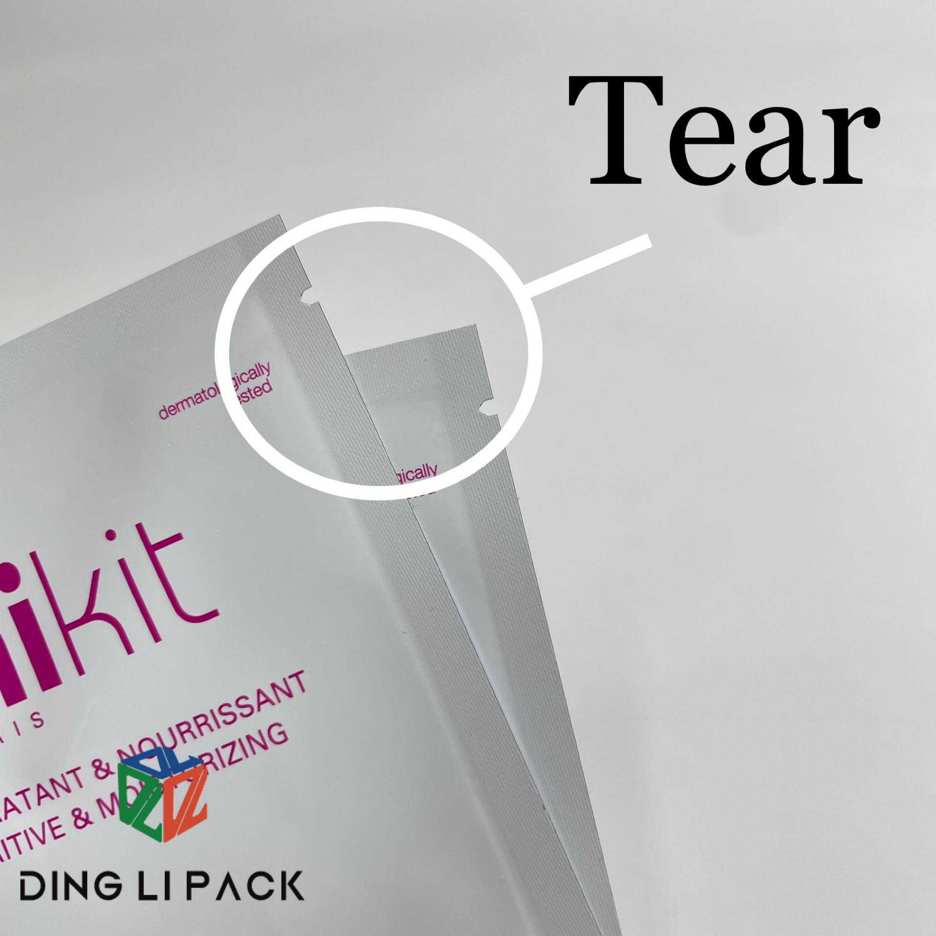Custom Printed Logo Design open top heat foil aluminum heat seal 3 sides sealing bag vacuum uk on