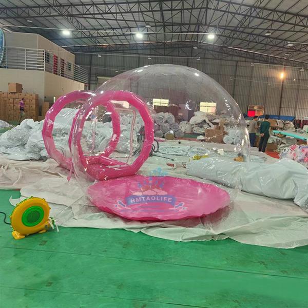 Buy cheap Size 4m Plastic Igloo Tent PVC Material OEM Blow Up Bubble Tent from wholesalers