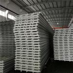 0.426mm single steel 30mm eps sandwich roof panel with silver paper for