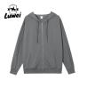Buy cheap Cheap Streetwear Embroidery Designer Oversize Zip Up Hoody 100% Cotton Pullover Custom Hoodie for Men from wholesalers