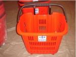 Colorful Shopping Hand Baskets With Wheels