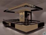 Luxurious free original design jewelry display showcase jewelry kiosk