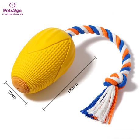 Buy cheap Vocalize Tellow Plastic 127X78mm Dog Chew Toys from wholesalers