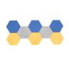 Buy cheap Customized Hexagon Polyester Fiber Sound Proof Acoustic Wall Panels from wholesalers