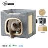 Buy cheap Double Layer Cat Cube Nest Pet Warm Sleeping Beds Folding Cat House Dogs Cats Small Animals from wholesalers