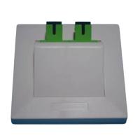 Buy cheap Wall Outlet Box Fiber Optic Face Plate Terminal Box for Indoor Fiber Distributio product