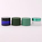 Straight Side Cosmetic Bottle Packaging 1 oz 2oz 4oz Clear Glass Cream Cosmetics