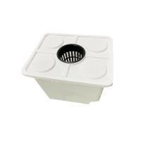 Buy cheap Customized White 3 Gallon Square Hydroponic Buckets For Cannabis product