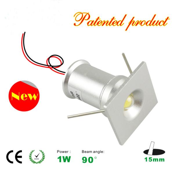 Buy cheap Warm white/ White/ Blue/ Green/ Yellow Color recessed Mini 1W LED Spotlight light from wholesalers
