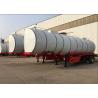 Buy cheap 34CBM 3 Axle Hot Bitumen Tank Trailer Carbon Steel Tank Material High Loading from wholesalers