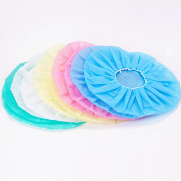 Buy cheap Green Blue Rib Bar 16gsm Medical Disposable Bouffant Cap from wholesalers