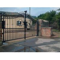 Buy cheap Hot Dipped Galvanized Wrought Iron Fence Gate , Wrought Iron Security Fence product