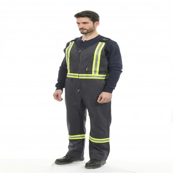 Buy cheap HRC2 Anti Static Fire Retardant Overalls EN1149-3 100% Cotton from wholesalers