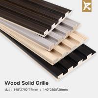 Buy cheap Environmental Protection Wall Panel Wood Grille Groove Solid Wood Wall Panel product