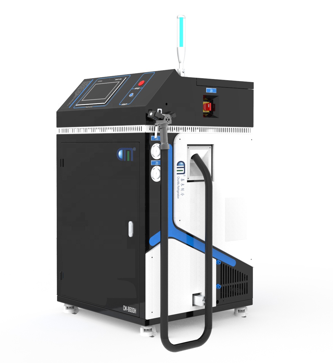R32 R22 AC Refrigerant Charging Machine Vacuum Filling Station