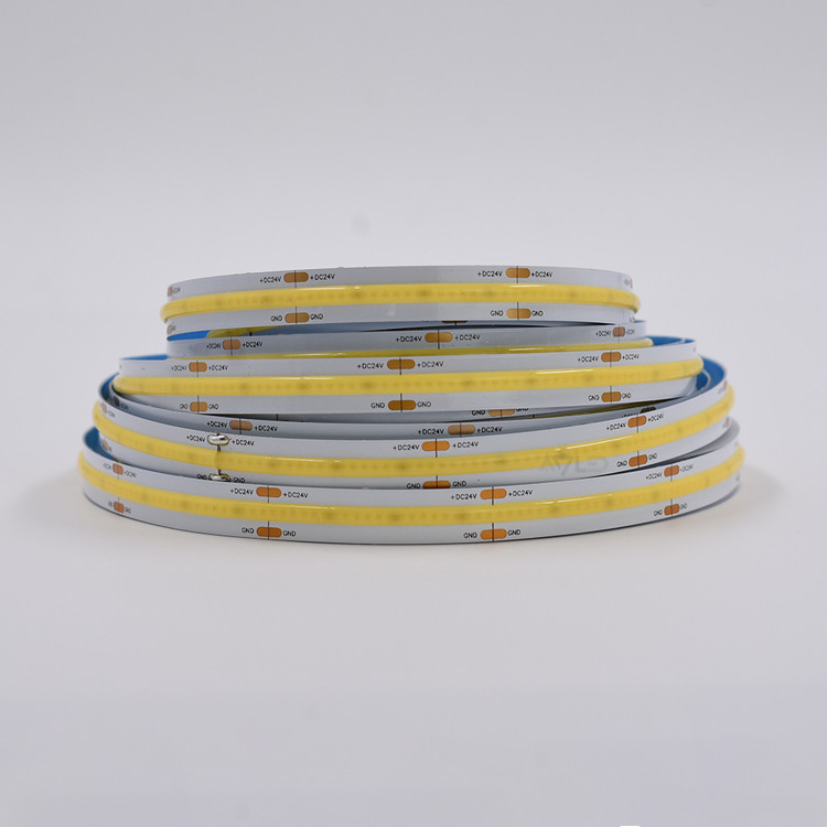 3000k 4000k 6500k COB Light Strip New Arrival Design 504 Leds/M 12W/M for Lighting Project