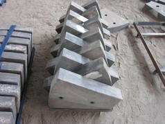 Chrome Molybdenum Alloy Steel Castings Cement Mill Liners For Crushers AK 100J