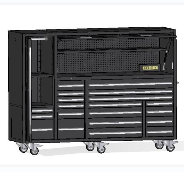Customized Support 72 Inch Heavy Duty Tool Cabinet for Garage Storage from