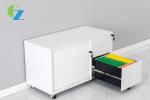 Steel Mobile Caddy Tambour Door Cabinet Office Furniture
