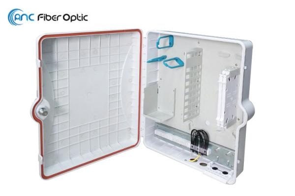 Buy cheap 96 Core Fiber Optic Termination Box Outdoor IP65 Wall / Pole Mounted ABS Material from wholesalers