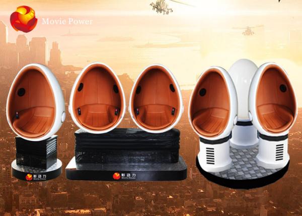 Buy cheap Unique 3 Blue Seats 9D VR Cinema Movie Theater System With Bionic 125° Field from wholesalers