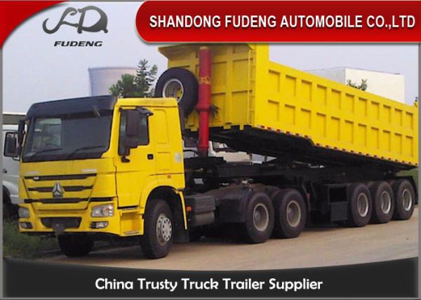Buy cheap 30 Cubic Meters Landing Gear 28t Dump Semi Trailer from wholesalers