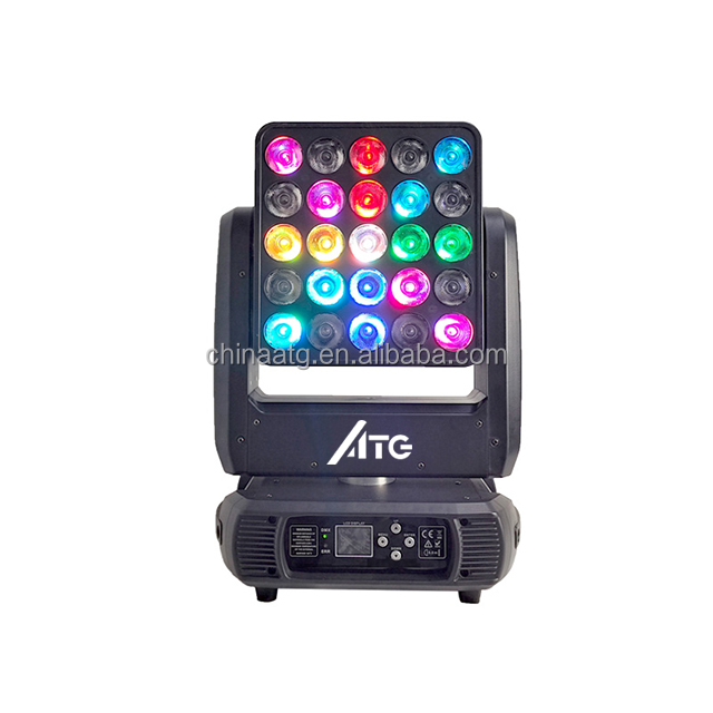 25pcs 10w 4 In 1 Matrix Light LED Moving Head For Stage And DJ Equipment