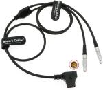 Nucleus-M Motor Power Y Cable For Tilta D Tap To Two 7 Pin Male Cable 1M 39.4
