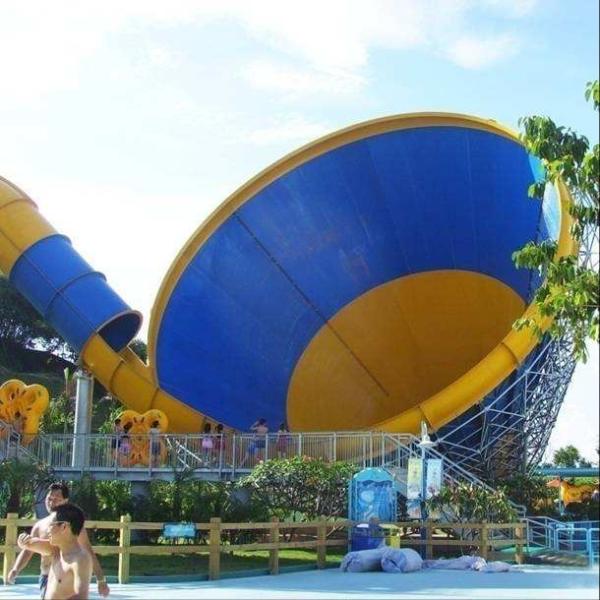 Buy cheap OEM Barrel Sled Fiberglass Water Park Slide For Outdoor Entertainment from wholesalers