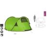 Buy cheap 180X235X100CM Custom Outdoor Waterproof Coated 190T Polyester 3-Person Pop Up Camping Tent from wholesalers