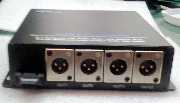 Buy cheap Banlanced/unbanlanced broadcast line-level audio to fiber converter from wholesalers