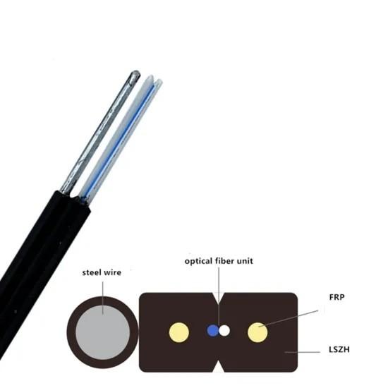 Buy cheap GJYXCH / GJYXFCH Outdoor Self Supporting Black / White FTTH Drop Wire Cable from wholesalers