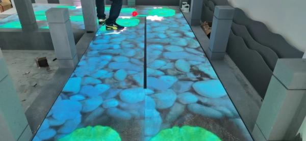 Buy cheap P0.9 Dynamic Brightness Interactive Dance Floor Light Up Floor Panels from wholesalers