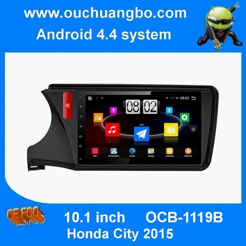 Ouchuangbo auto radio DVD player for Honda City 2015 with 3G wifi SWC Cortex A9 Quad core Android 4.4 System