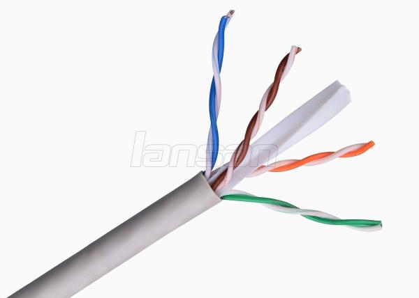 Buy cheap Solid Bare Copper CAT6 UTP Lan Cable 1000ft 23AWG 4 Pairs PE Insulation from wholesalers