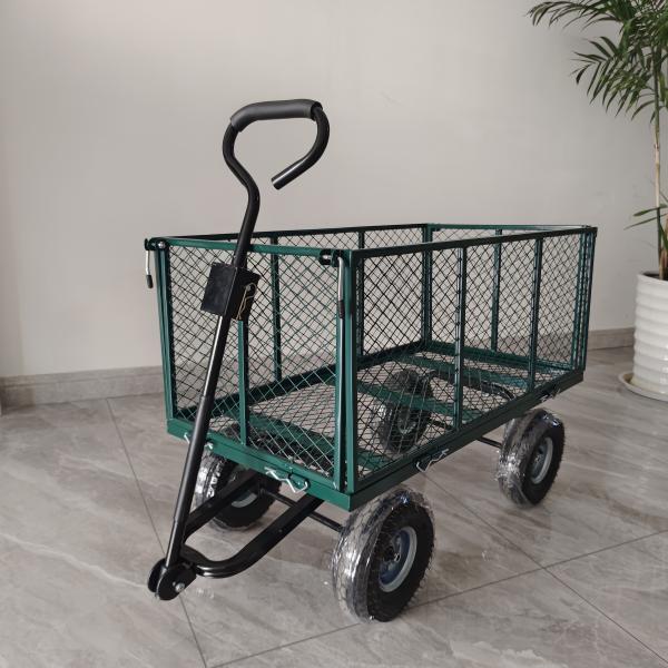 Buy cheap 44.66 Lbs Green Heavy Duty Detachable Garden Mesh Cart for Professionals from wholesalers