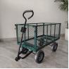 Buy cheap Heavy Duty Steel Mesh Utility Cart Wagon Wheelbarrow Steel Mesh 4.10/3.50-4 Wheels from wholesalers