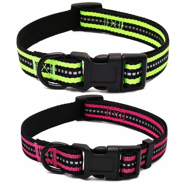 Buy cheap Highly Visible 3M Reflective Durable Soft Nylon Dog Collar from wholesalers
