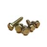 Buy cheap Carbon steel Zinc Yellow Plated Metric Din 6921 DIN 6923 Serrated Hex Flange Bolt and Nuts from wholesalers