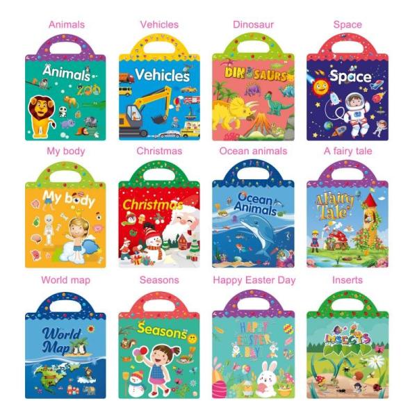 Buy cheap Removable Toddler Sticker Books Educational Learning Toys Children Sticker Book from wholesalers