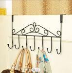 17 Inches Metal Door Hanger Hook Clothing 7 Hook Coat Rack