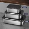 Buy cheap Classic Stainless Steel Freezer Containers Food Storage Multiple Capacity ODM from wholesalers