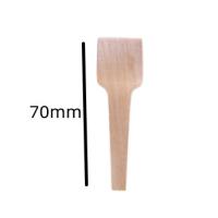 Buy cheap 70mm Eco Friendly Disposable Wooden Utensils Mini Wooden Teaspoons 70mm product