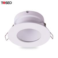 Buy cheap Black Round Fixed Recessed LED Downlight Fixtures Gu5.3 Cutting 70mm product