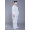 Buy cheap Sewing Bonding Heat Sealing 55GSM Microporous SF Hooded Coverall from wholesalers