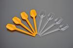 15 cm disposable spoon hard plastic scoop of ice cream scoop in clear or yellow