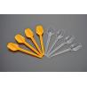 Buy cheap 15 cm disposable spoon hard plastic scoop of ice cream scoop in clear or yellow color from wholesalers